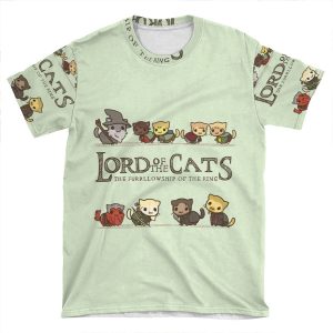 The Furrlowship Of The Ring AOP T-shirt Tee