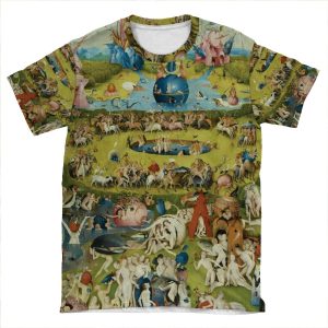 The Garden Of Earthly Delights By Hieronymus Bosch (1480-1505) AOP T-shirt Tee