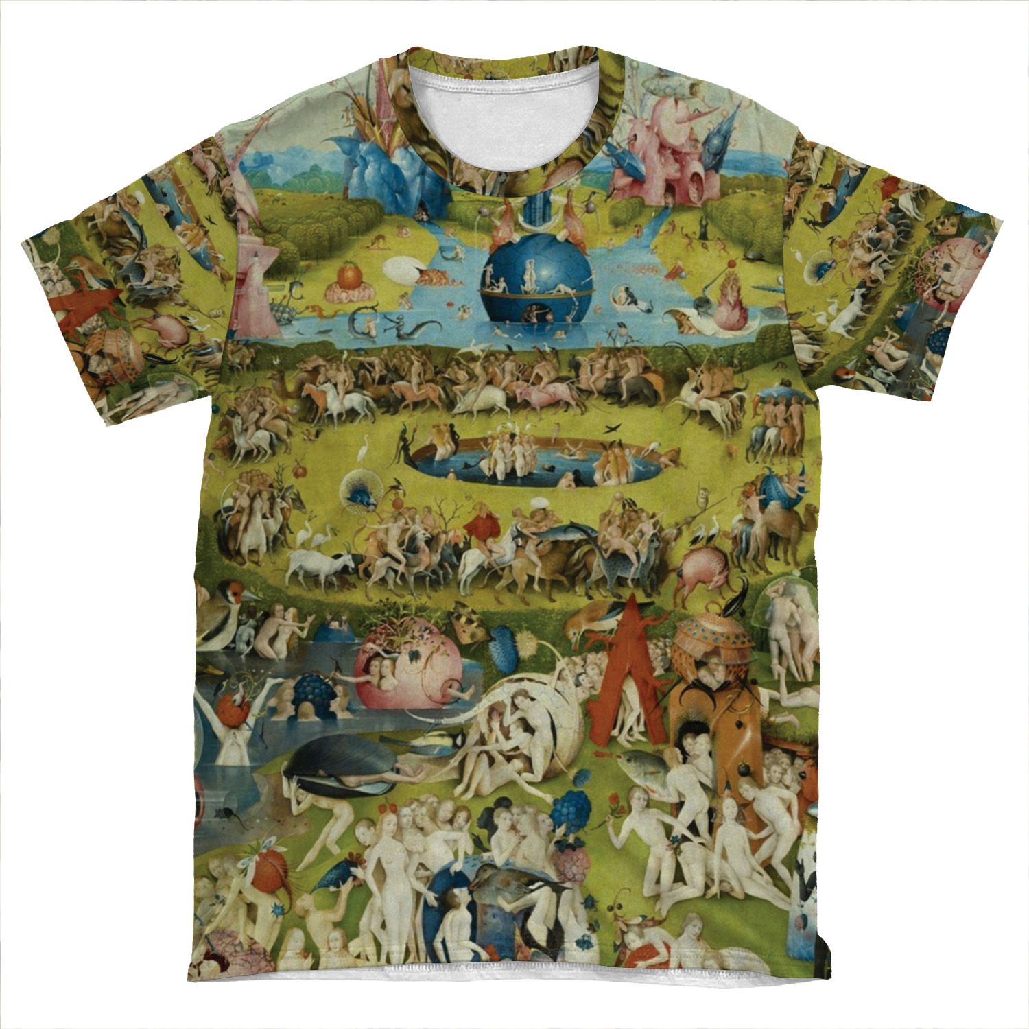 The Garden Of Earthly Delights By Hieronymus Bosch (1480-1505) AOP T-shirt Tee
