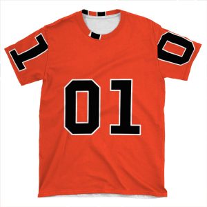 The General Lee Dukes Of Hazzard, 01 AOP T-shirt Tee