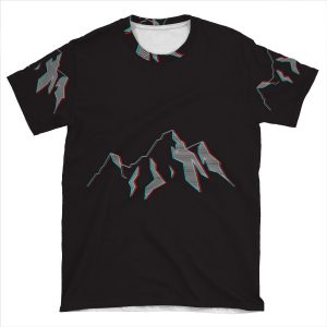 The Geometric Mountain AOP T-shirt Tee