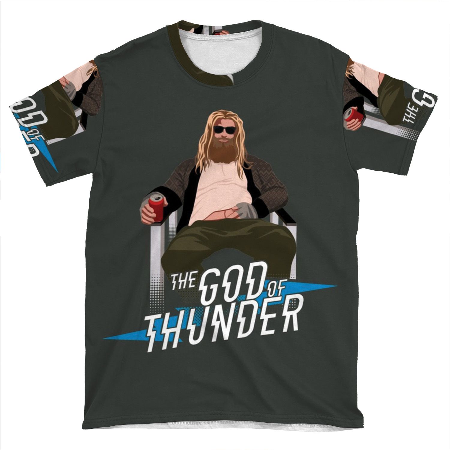 The God Of Thunder AOP T-shirt Tee