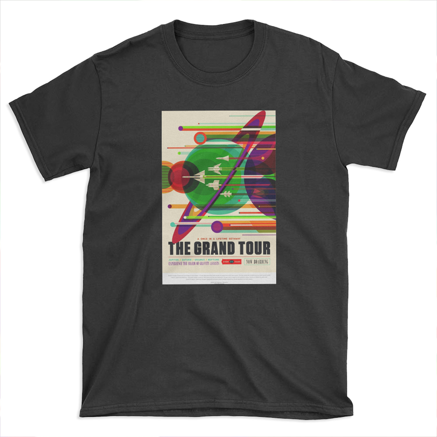 The Grand Tour - NASA/JPL Travel T-shirt Tee