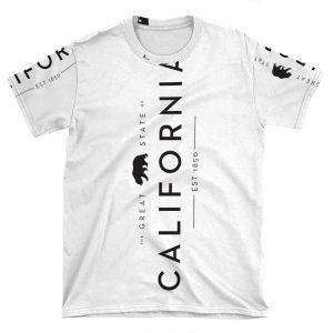 The Great State Of California AOP T-shirt Tee