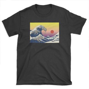 The Great Wave of Cat T-shirt Tee