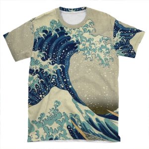 The Great Wave Off Kanagawa V2 AOP T-shirt Tee