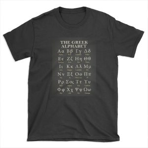 The Greek Alphabet T-shirt Tee