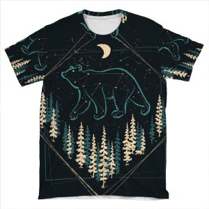 The Heavens Wild Bear AOP T-shirt Tee