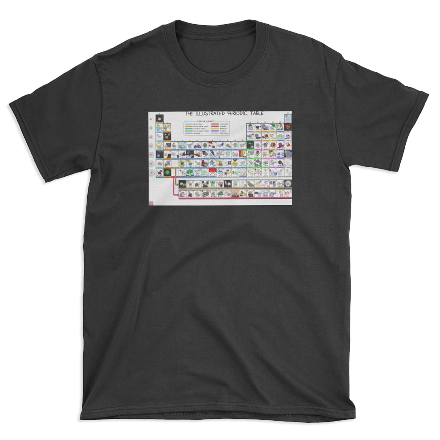 The Illustrated Periodic Table T-shirt Tee