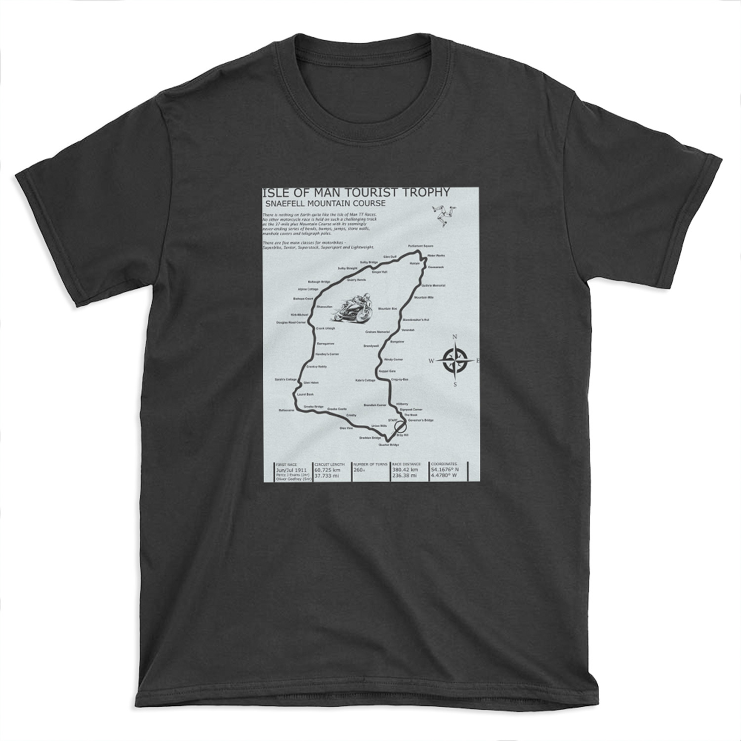 The Isle of Man TT T-shirt Tee
