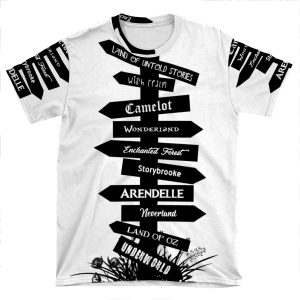 The Lands Of Once Upon A Time AOP T-shirt Tee