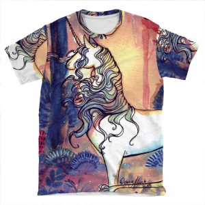 The Last Unicorn AOP T-shirt Tee