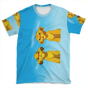 The Lion King: Simba And Nala AOP T-shirt Tee