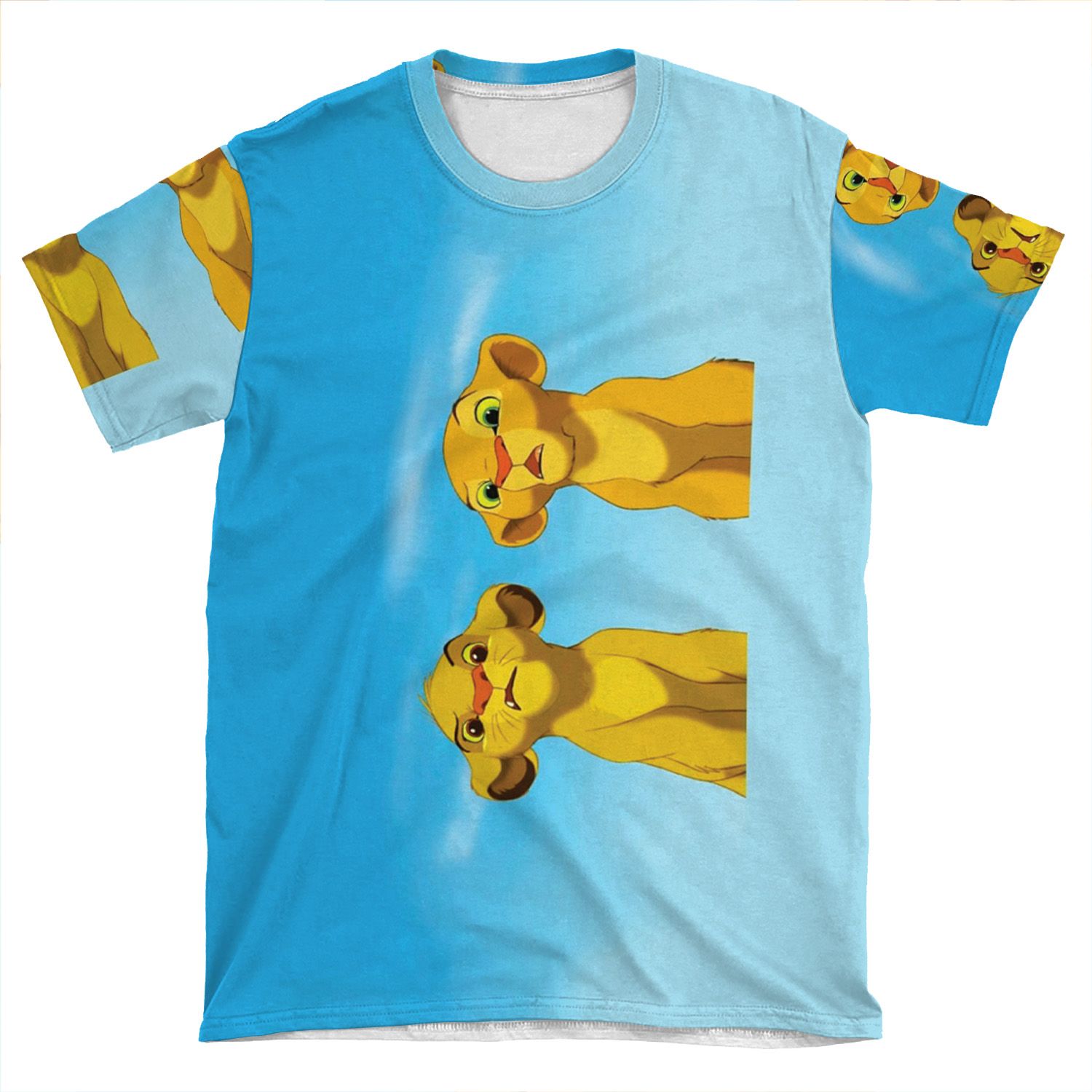 The Lion King: Simba And Nala AOP T-shirt Tee