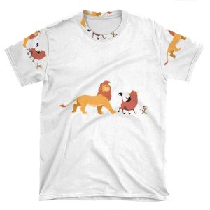 The Lion King - Timon, Pumba, Simba AOP T-shirt Tee