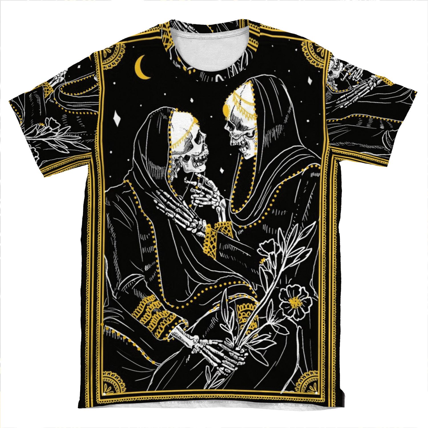 The Lovers, Tarot Card AOP T-shirt Tee