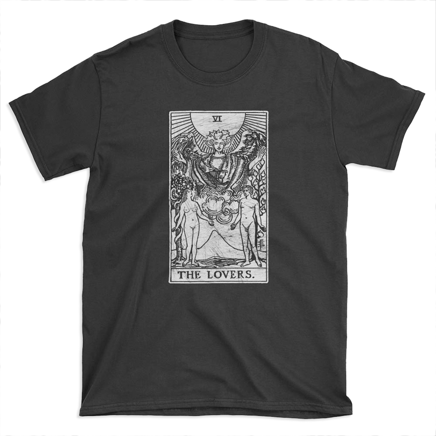 The Lovers Tarot Card - Major Arcana - fortune telling - occult T-shirt Tee