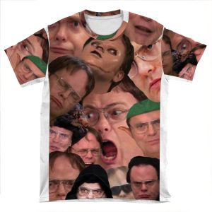 The Majesty Of Dwight K Schrute AOP T-shirt Tee