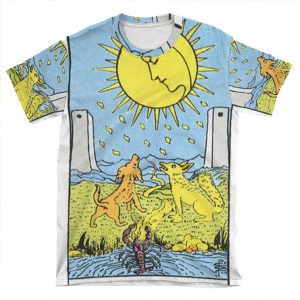 The Moon Tarot AOP T-shirt Tee