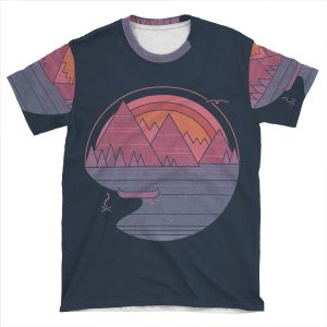 The Mountains Are Calling AOP T-shirt Tee