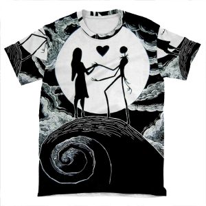 The Nightmare Before Christmas 2 AOP T-shirt Tee