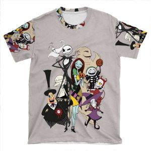 The Nightmare Before Christmas AOP T-shirt Tee