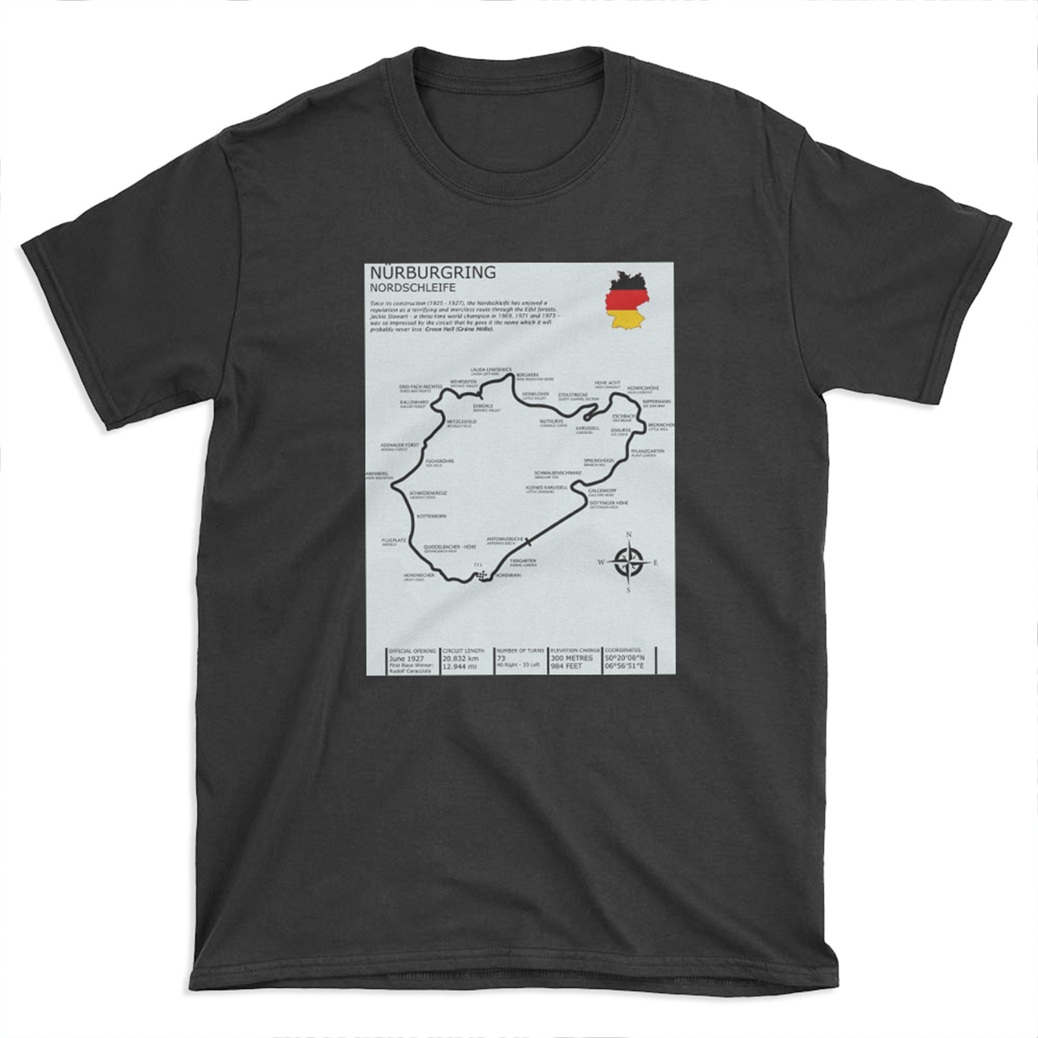 The Nurburgring - Nordschleife T-shirt Tee