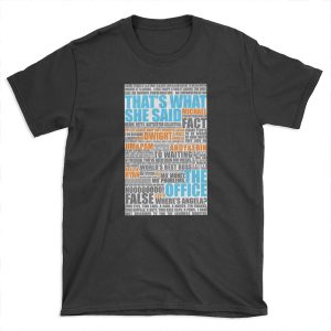 The Office Blue and Orange T-shirt Tee