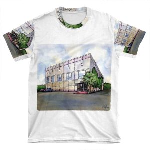 The Office By Pam Beesly(Halpert) AOP T-shirt Tee