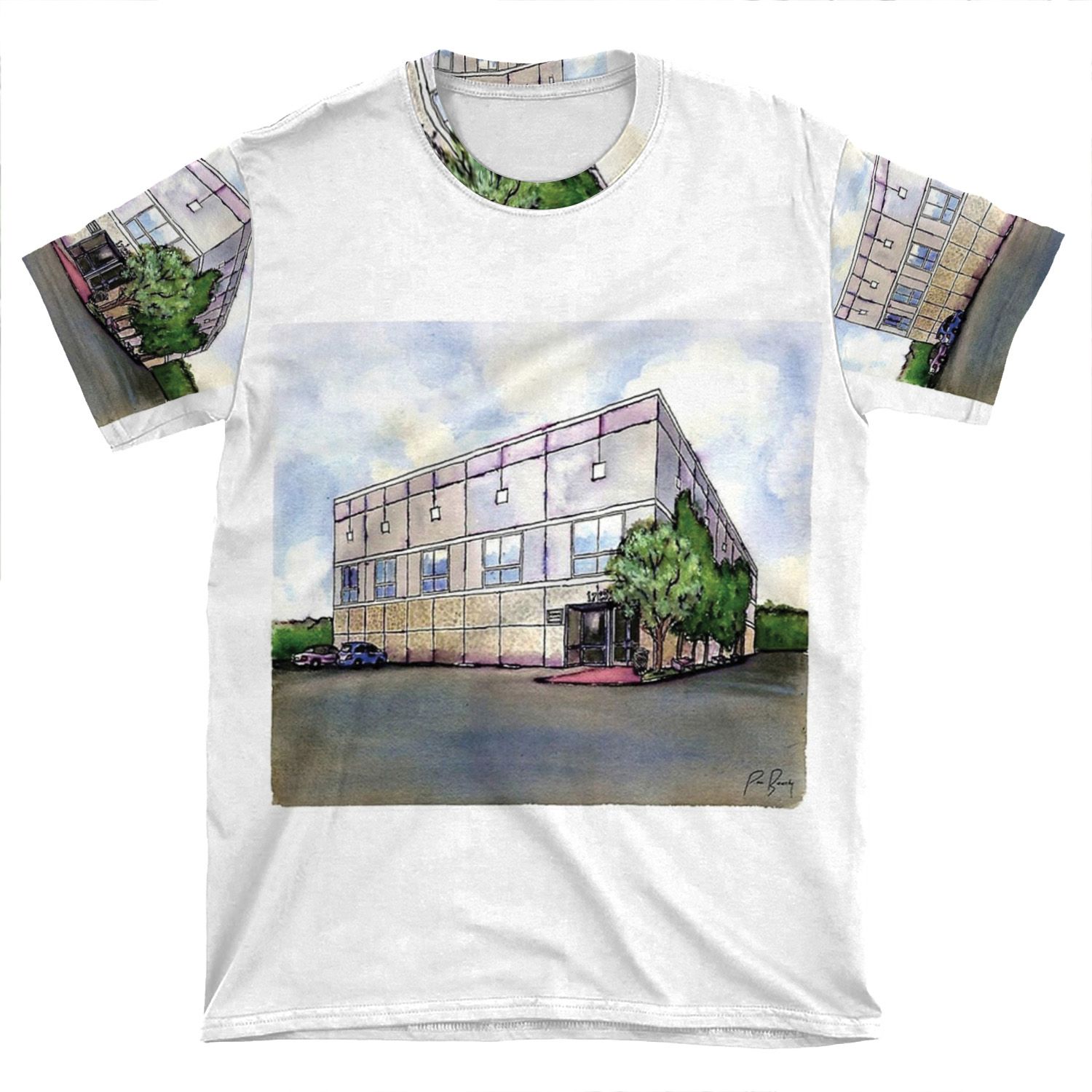 The Office By Pam Beesly(Halpert) AOP T-shirt Tee