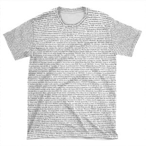 The Office Pilot Episode Script (Us) AOP T-shirt Tee