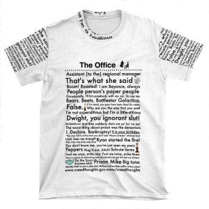 The Office's Most Famous Lines AOP T-shirt Tee
