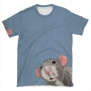 The Peeking Rat AOP T-shirt Tee