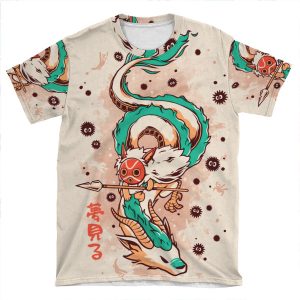 The Princess And The Dragon AOP T-shirt Tee