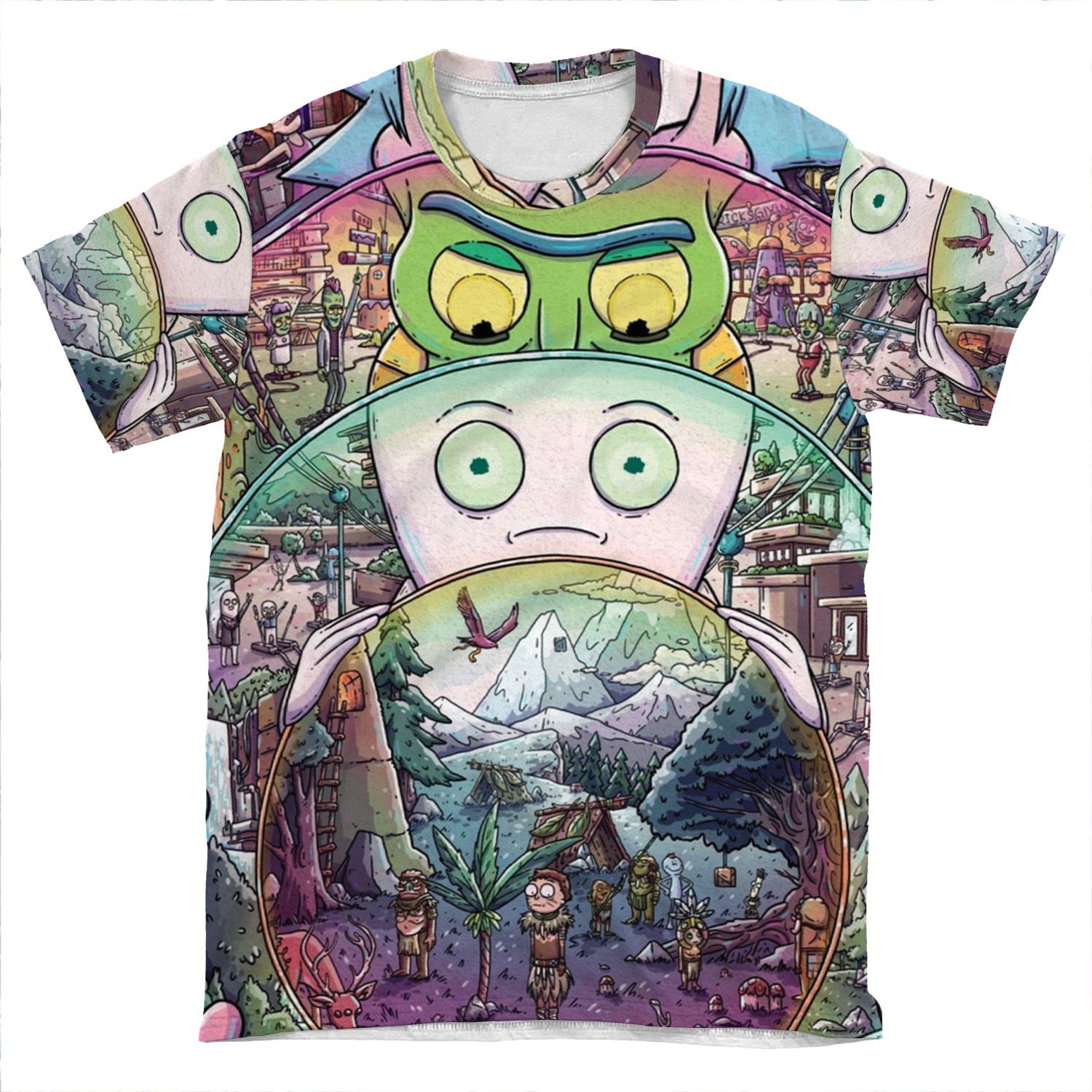 The Ricks Must Be Crazy AOP T-shirt Tee