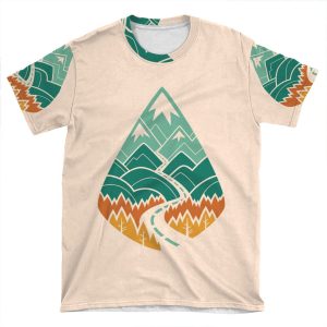 The Road Goes Ever On: Summer AOP T-shirt Tee