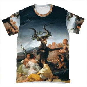 The Sabbath Of Witches Francisco Goya AOP T-shirt Tee
