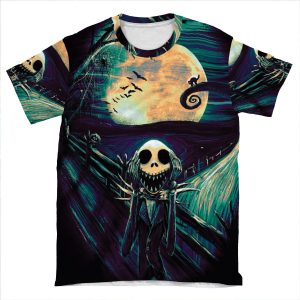 The Scream Before Christmas AOP T-shirt Tee