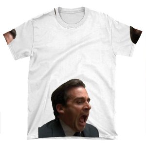 The Scream - Michael Scott AOP T-shirt Tee