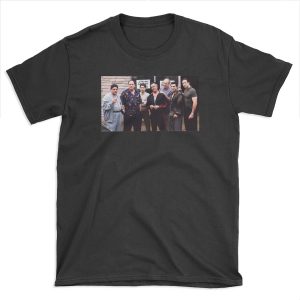 The Sopranos Satriale's Group Picture - Brush Strokes T-shirt Tee