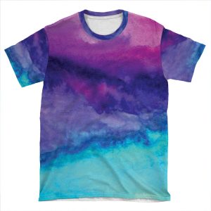 The Sound - Abstract Ombre Watercolor AOP T-shirt Tee