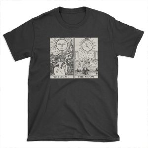 The Sun and Moon Tarot Cards T-shirt Tee