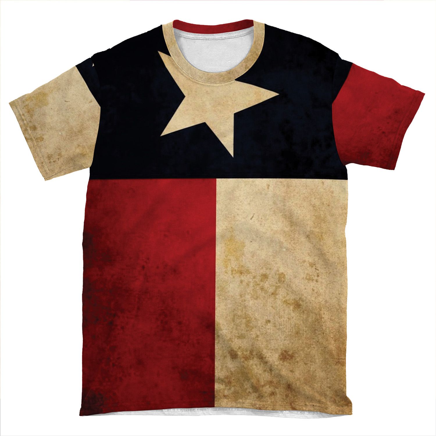 The Texas Flag AOP T-shirt Tee