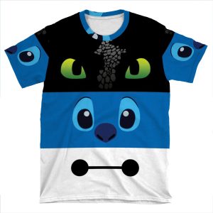 The Three Colors AOP T-shirt Tee