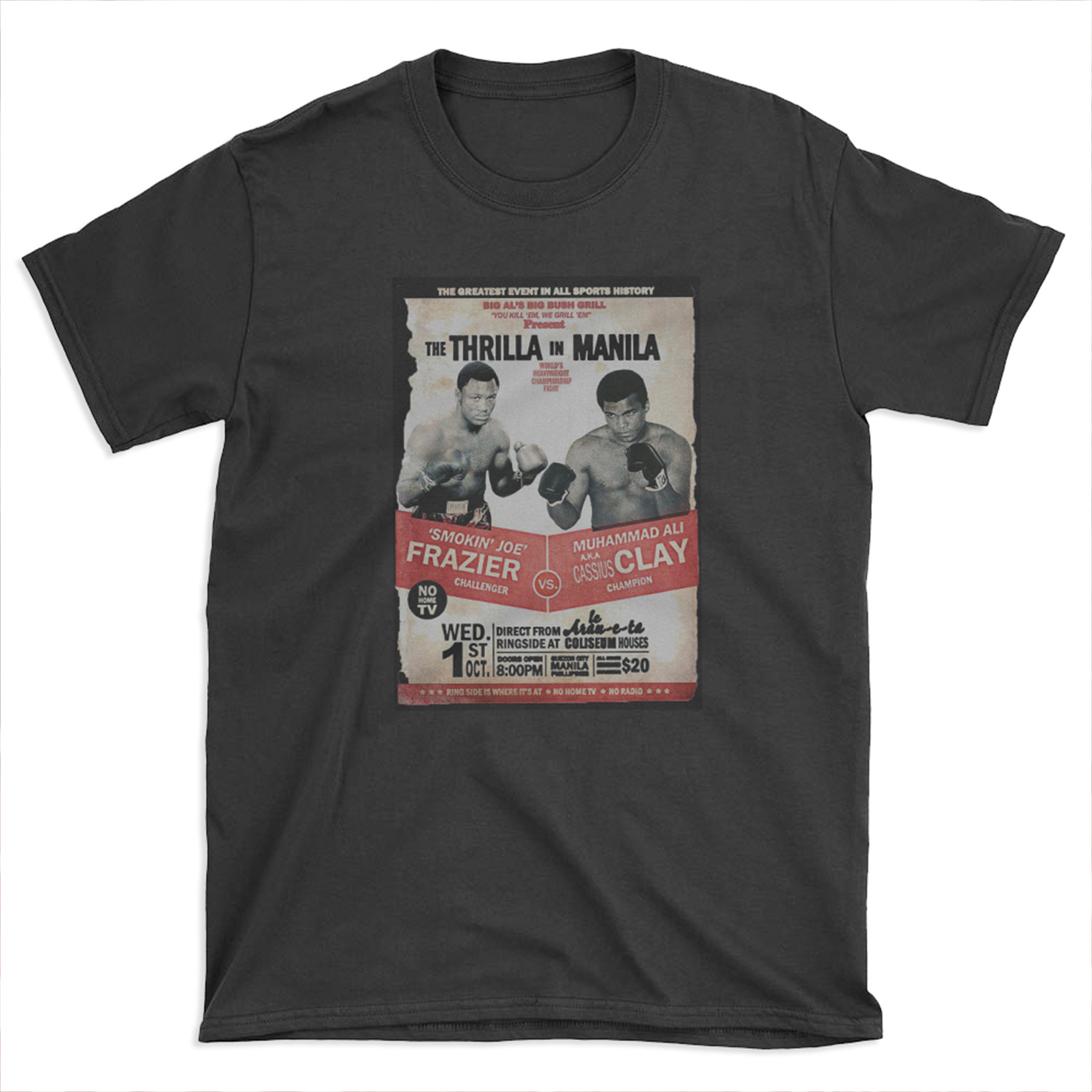 The Thrilla in Manila - FRAZIER VS ALI T-shirt Tee