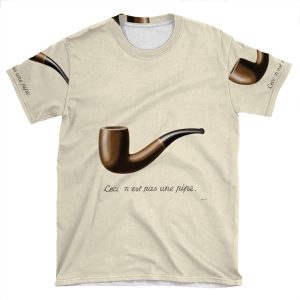 The Treachery Of Images - Magritte AOP T-shirt Tee