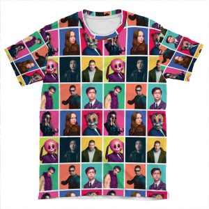 The Umbrella Academy - Character Collage AOP T-shirt Tee