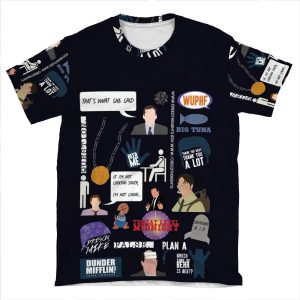 The Us Office Collection AOP T-shirt Tee