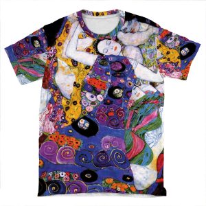 The Virgin By Gustav Klimt Fine Art AOP T-shirt Tee
