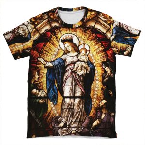 The Virgin Mary AOP T-shirt Tee